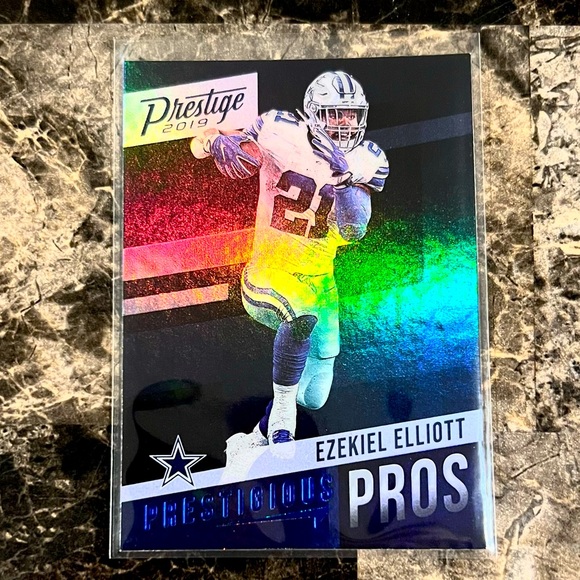 EZEKIEL ELLIOTT NFL CARD PRESTIGIOUS PROS 2019 COWBOYS DALLAS - Picture 1 of 2